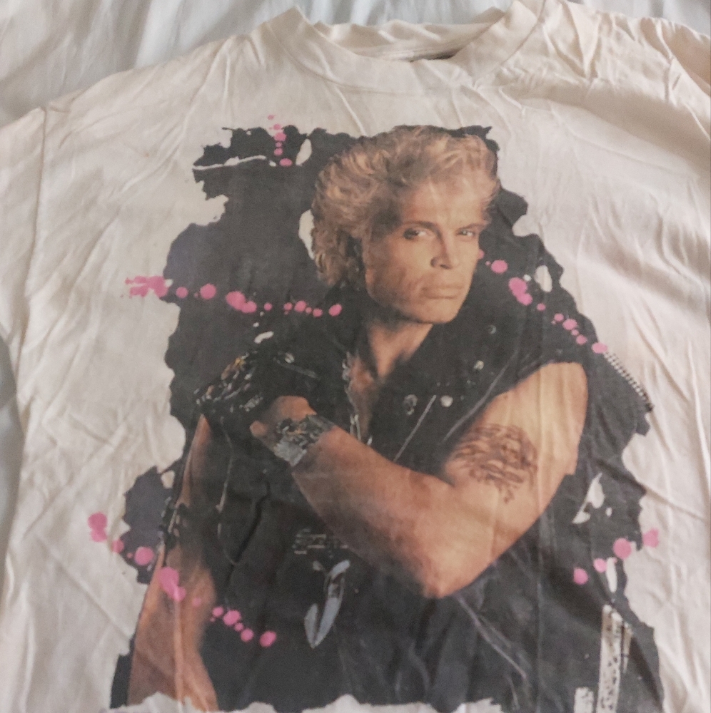 Billy Idol - Charmed Life Tour Shirt - Vintage 1990/91